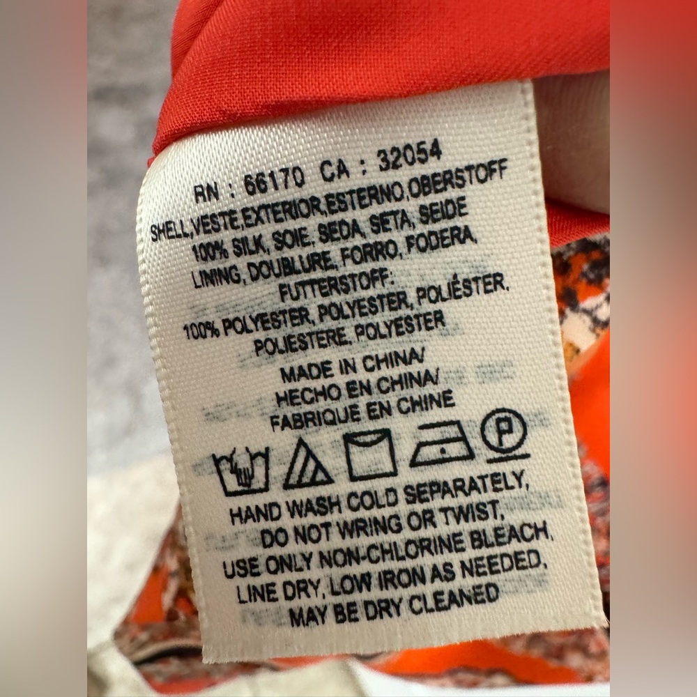 Anthropologie Orange Sheath
Mini Dress Sleeveless Crew Neck 4P - Picture 5 of 7